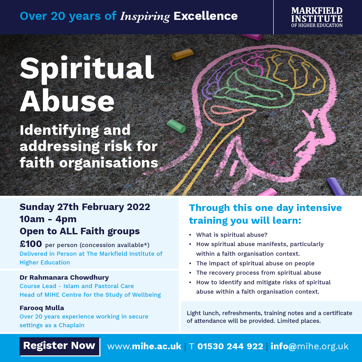 Spiritual Abuse: Identifying and addressing risk for faith organisations